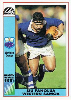 1991 Regina Rugby World Cup #134 Siu Fanolua Front